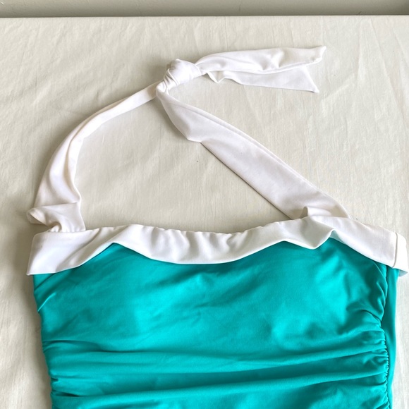 Lauren Ralph Lauren Halter One Piece Swim Suit - Picture 9 of 12